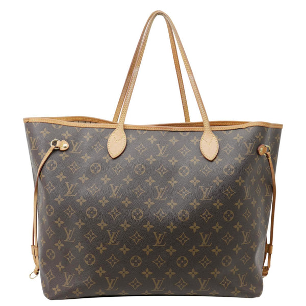 LOUIS VUITTON Neverfull GM Monogram Canvas Tote Bag Brown