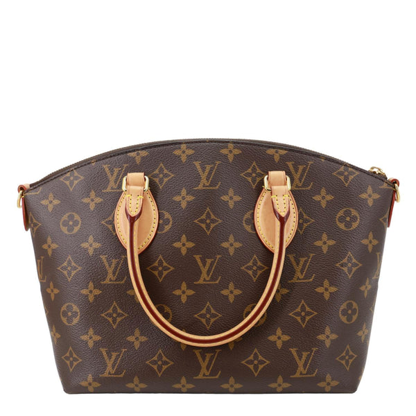 LOUIS VUITTON Boetie PM Monogram Canvas Satchel Shoulder Bag Brown