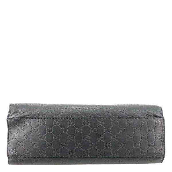 GUCCI Emily Leather  Chain Shoulder Bag Black 295403