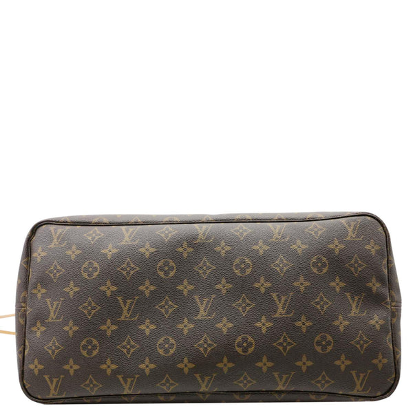 LOUIS VUITTON Neverfull GM Monogram Canvas Tote Bag Brown