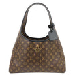 LOUIS VUITTON The Drop GM Monogram Canvas Hobo Bag Brown