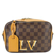 LOUIS VUITTON Santa Monica Damier Ebene Crossbody Bag Brown