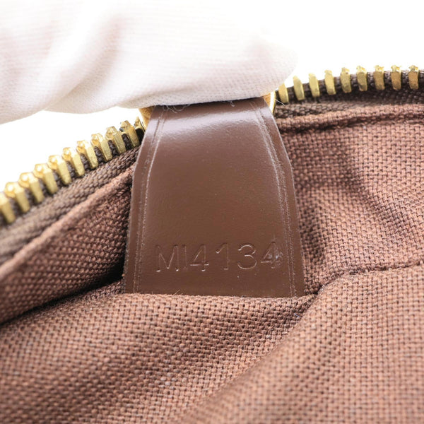 LOUIS VUITTON Shelton MM Damier Ebene Messenger Bag Brown