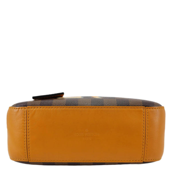 LOUIS VUITTON Santa Monica Damier Ebene Crossbody Bag Brown
