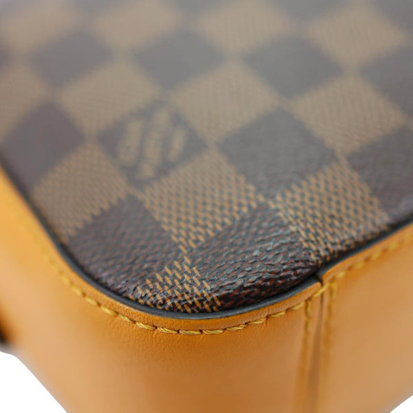LOUIS VUITTON Santa Monica Damier Ebene Crossbody Bag Brown