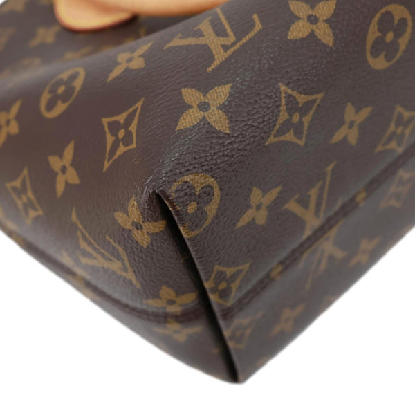 LOUIS VUITTON Boetie PM Monogram Canvas Satchel Shoulder Bag Brown