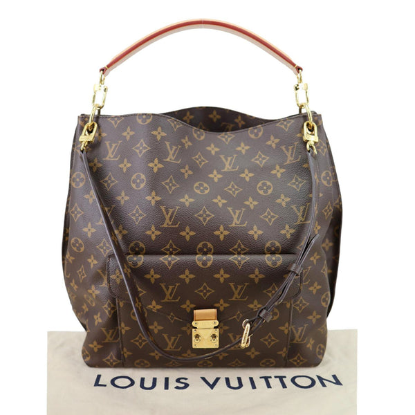 LOUIS VUITTON Metis Hobo Monogram Canvas Shoulder Bag Brown