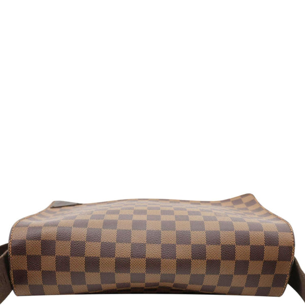 LOUIS VUITTON Shelton MM Damier Ebene Messenger Bag Brown