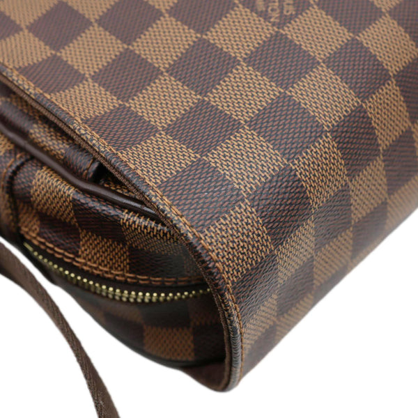 LOUIS VUITTON Shelton MM Damier Ebene Messenger Bag Brown
