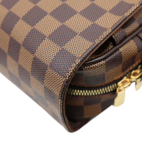 LOUIS VUITTON Shelton MM Damier Ebene Messenger Bag Brown