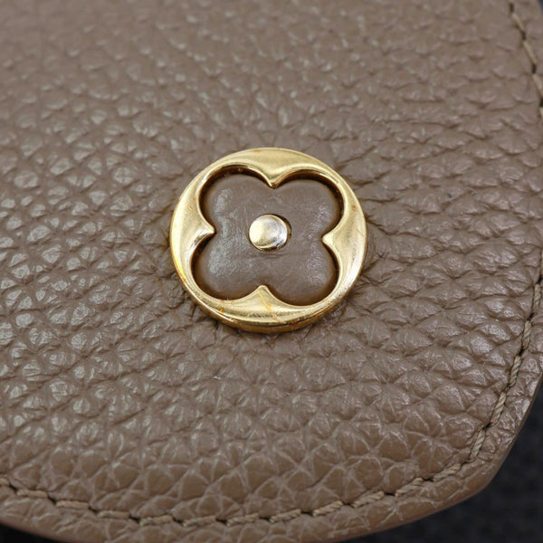 LOUIS VUITTON Capucine MM Taurillon Leather Crossbody Bag Black