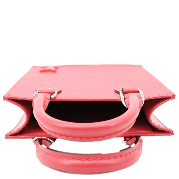 LOUIS VUITTON Petit Sac Plat Epi Leather Shoulder Bag Pink