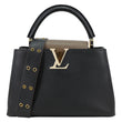 LOUIS VUITTON Capucine MM Taurillon Leather Crossbody Bag Black