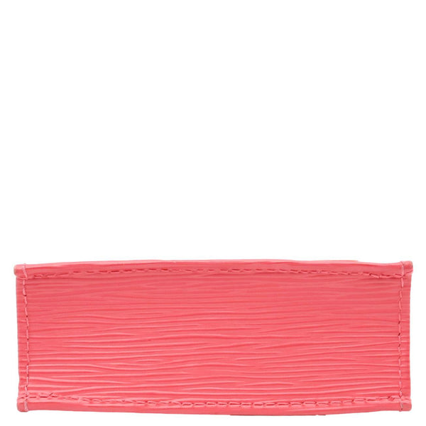 LOUIS VUITTON Petit Sac Plat Epi Leather Shoulder Bag Pink