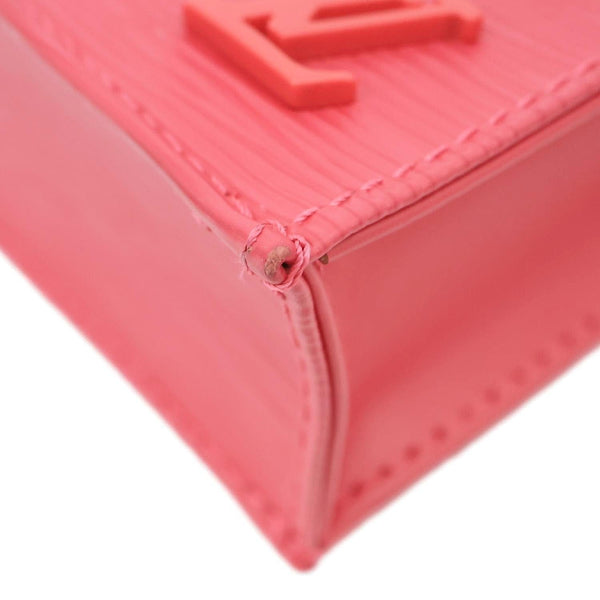 LOUIS VUITTON Petit Sac Plat Epi Leather Shoulder Bag Pink