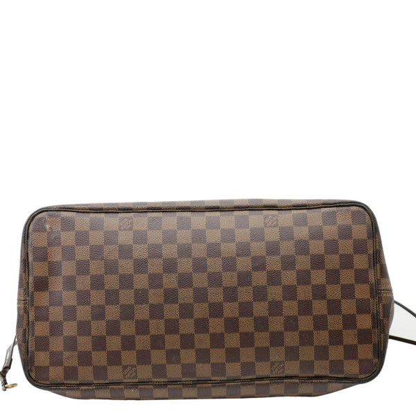 LOUIS VUITTON Neverfull GM Damier Ebene Shoulder Bag Brown