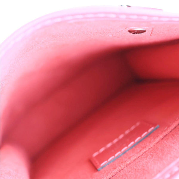 LOUIS VUITTON Petit Sac Plat Epi Leather Shoulder Bag Pink