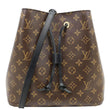 LOUIS VUITTON Neonoe MM Monogram Canvas Shoulder Bag Black