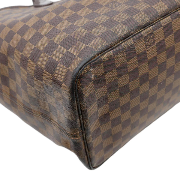 LOUIS VUITTON Neverfull GM Damier Ebene Shoulder Bag Brown