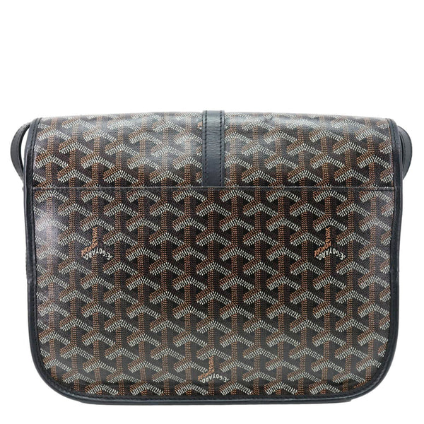 GOYARD Belvedere Canvas Messenger Bag Black