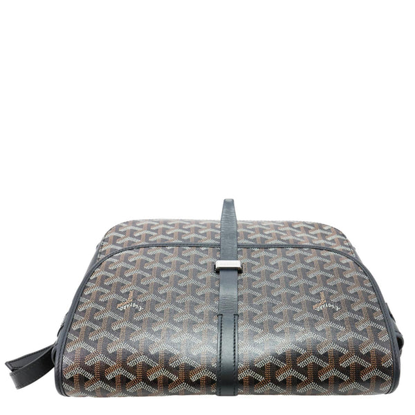 GOYARD Belvedere Canvas Messenger Bag Black