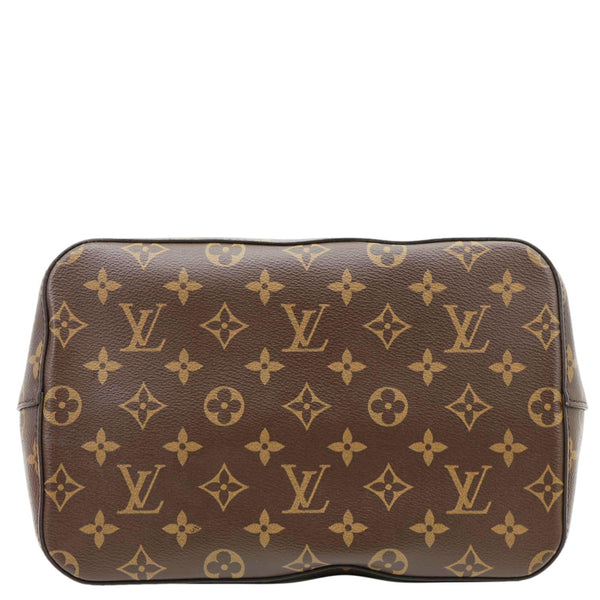 LOUIS VUITTON Neonoe MM Monogram Canvas Shoulder Bag Black