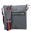 GUCCI GG Supreme Canvas Messenger Bag Black 474137
