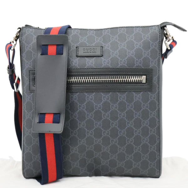 GUCCI GG Supreme Canvas Messenger Bag Black 474137
