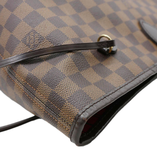 LOUIS VUITTON Neverfull GM Damier Ebene Shoulder Bag Brown