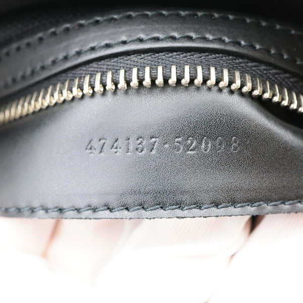 GUCCI GG Supreme Canvas Messenger Bag Black 474137