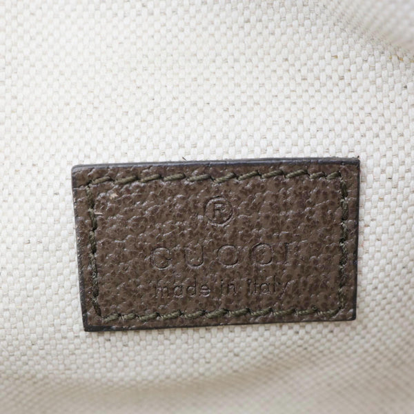 GUCCI Mini Jumbo GG Canvas Crossbody Bag Beige 696075