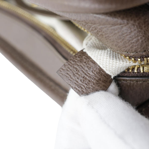 GUCCI Mini Jumbo GG Canvas Crossbody Bag Beige 696075