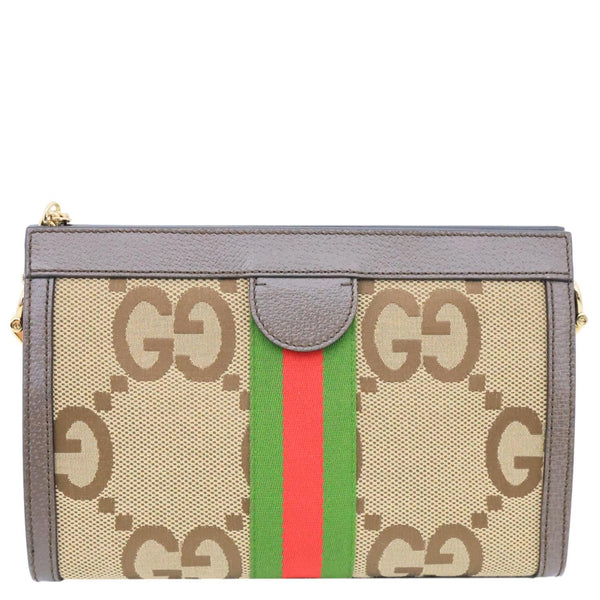 GUCCI Ophidia GG Canvas Crossbody Bag Beige 503877