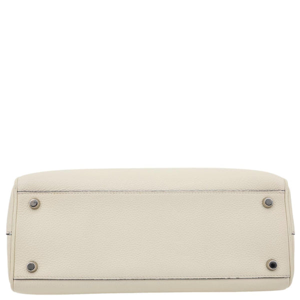 GUCCI Zumi Small Leather Top Handle Shoulder Bag Off White 569712