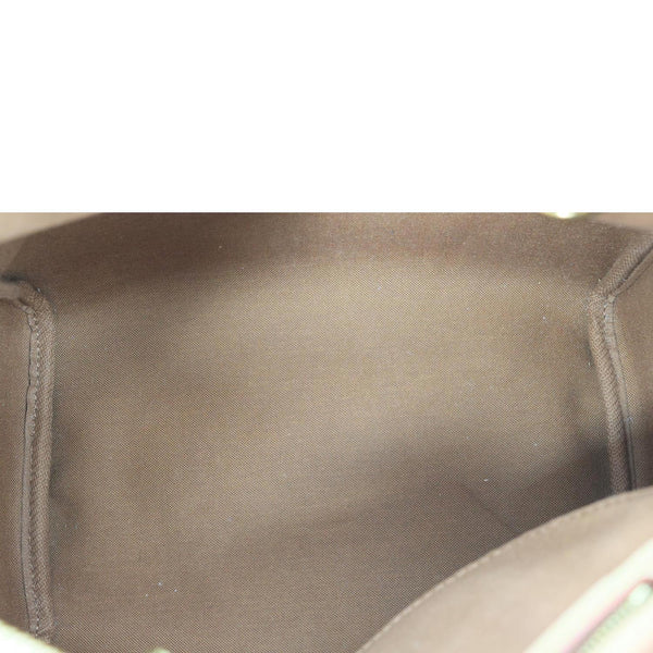 LOUIS VUITTON Speedy 25 Monogram Canvas Satchel Bag Brown