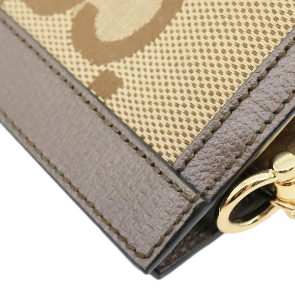GUCCI Ophidia GG Canvas Crossbody Bag Beige 503877