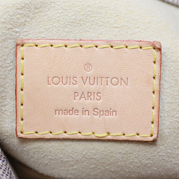 LOUIS VUITTON Artsy MM Damier Azur Hobo Bag White