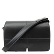 BURBERRY Snip Smooth Calfskin Leather Shoulder Bag Black