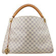 LOUIS VUITTON Artsy MM Damier Azur Hobo Bag White