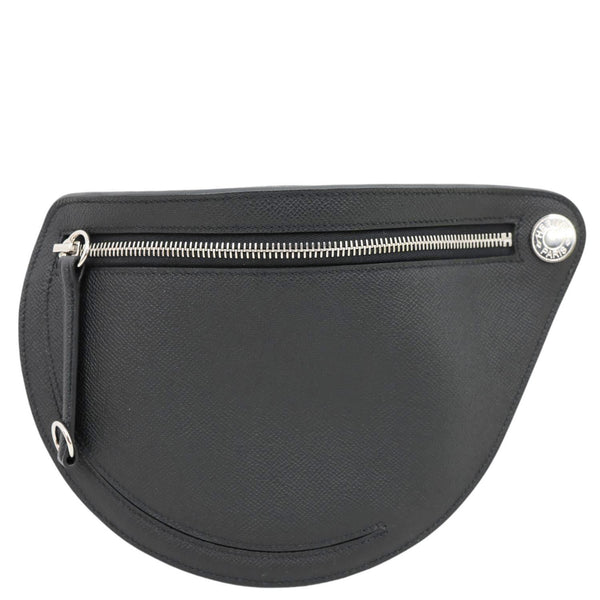 HERMES Petite Course Epsom Crossbody Bag Black