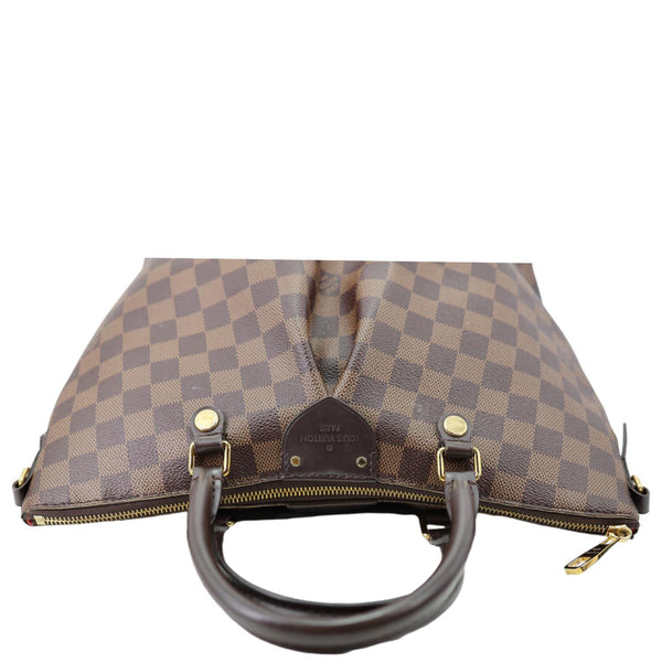 LOUIS VUITTON Siena MM Damier Ebene Shoulder Bag Brown
