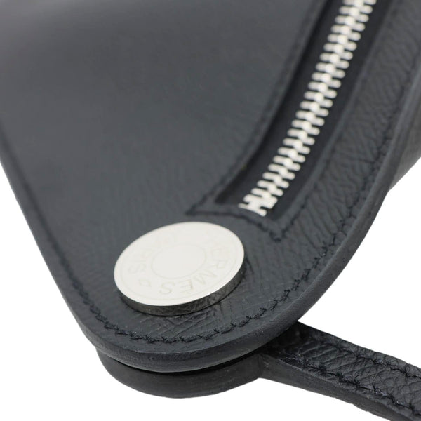 HERMES Petite Course Epsom Crossbody Bag Black
