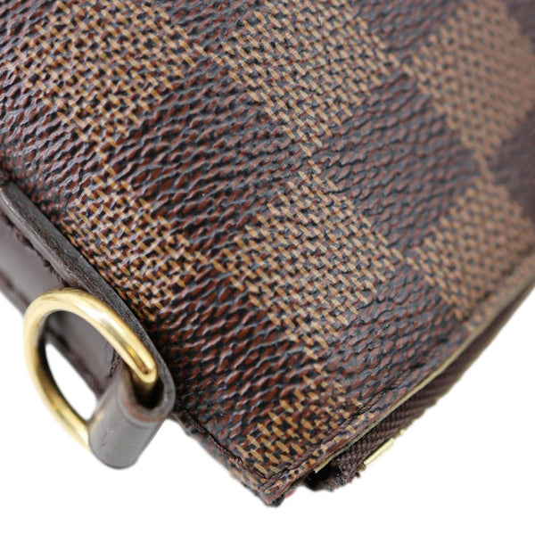LOUIS VUITTON Siena MM Damier Ebene Shoulder Bag Brown