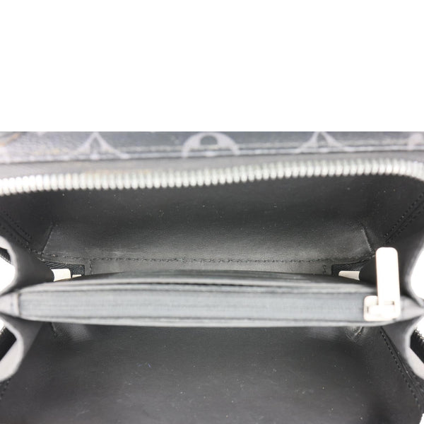 LOUIS VUITTON Horizon Monogram Eclipse Clutch Shoulder Bag Black