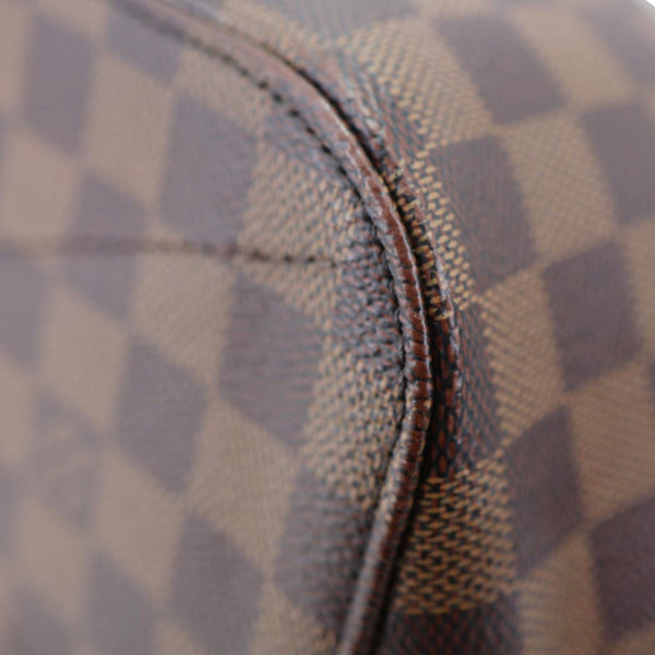 LOUIS VUITTON Siena MM Damier Ebene Shoulder Bag Brown