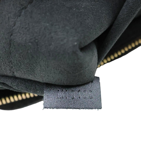 LOUIS VUITTON Flower Zipped PM Monogram Canvas Tote Shoulder Bag Black