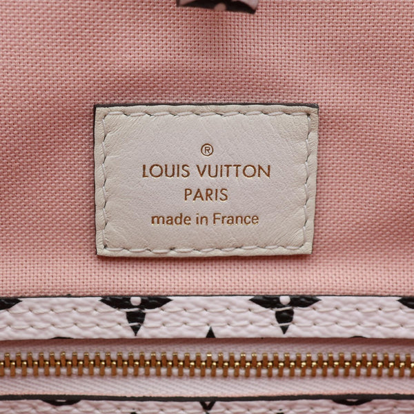 Louis Vuitton Neverfull MM Tote Rouge Giant Monogram Tote Bag Red