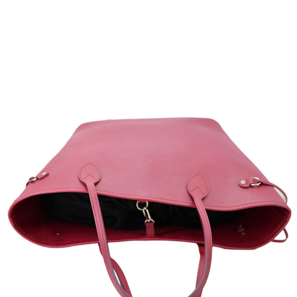 LOUIS VUITTON Neverfull MM Epi Leather Tote Shoulder Bag Red