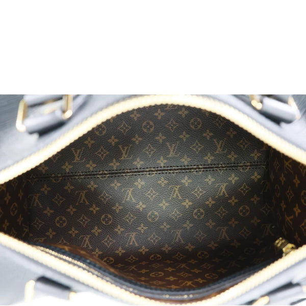 LOUIS VUITTON Speedy Soft 30 Epi Leather Shoulder Bag Black