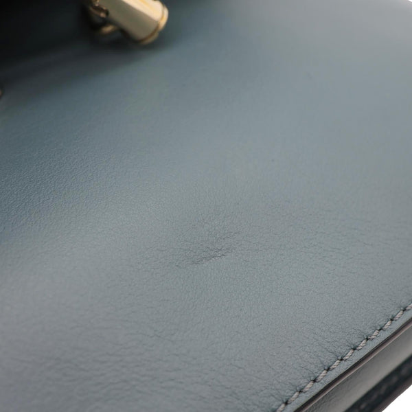 CHLOE Faye Small Suede Shoulder Bag Blue